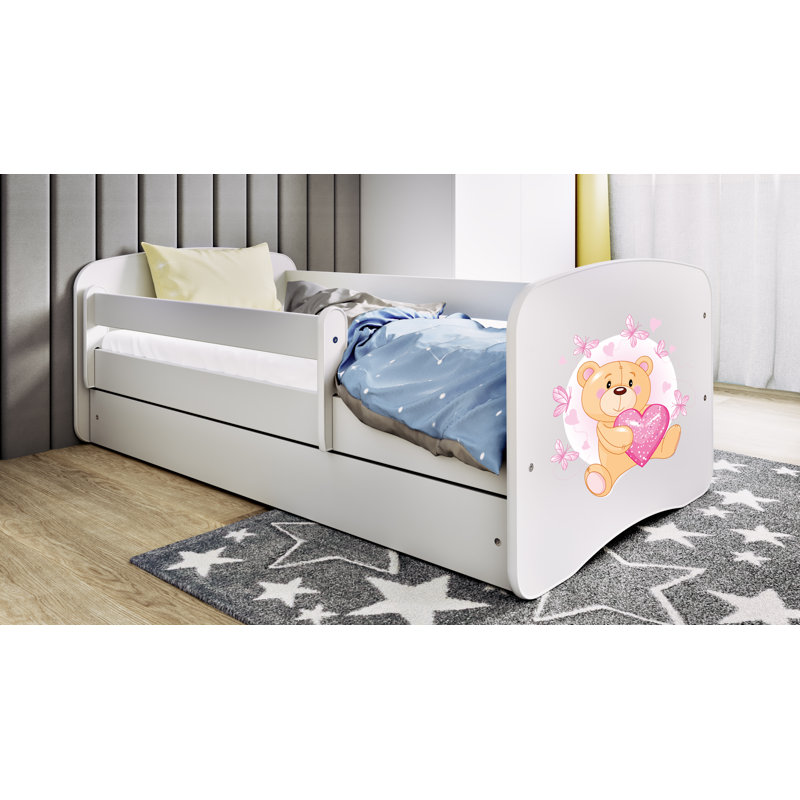 Cicero Standard Panel with Storage Included, Toddler (70 x 140 cm), White