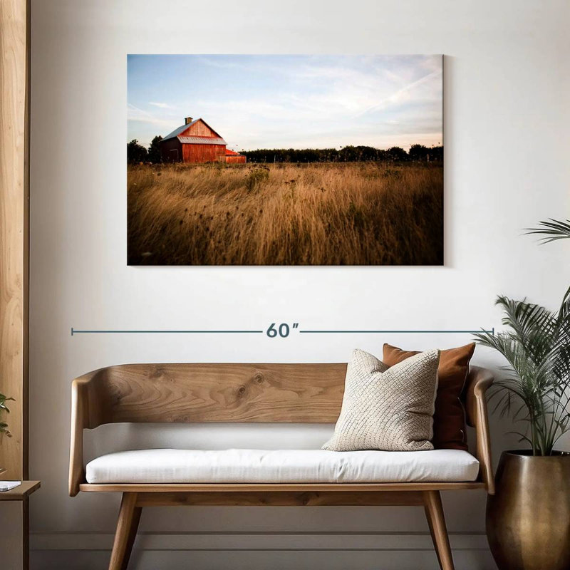 Paisible campagne paisible, H 30 po x l 45 po
