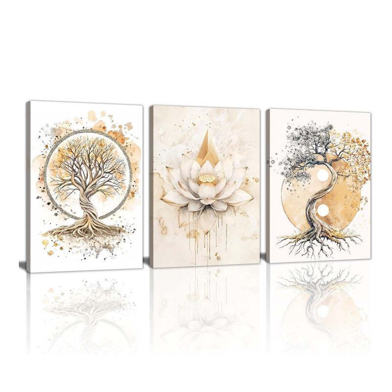 3 Piece Wrapped Canvas Print