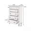 Meuble de rangement 1Pc