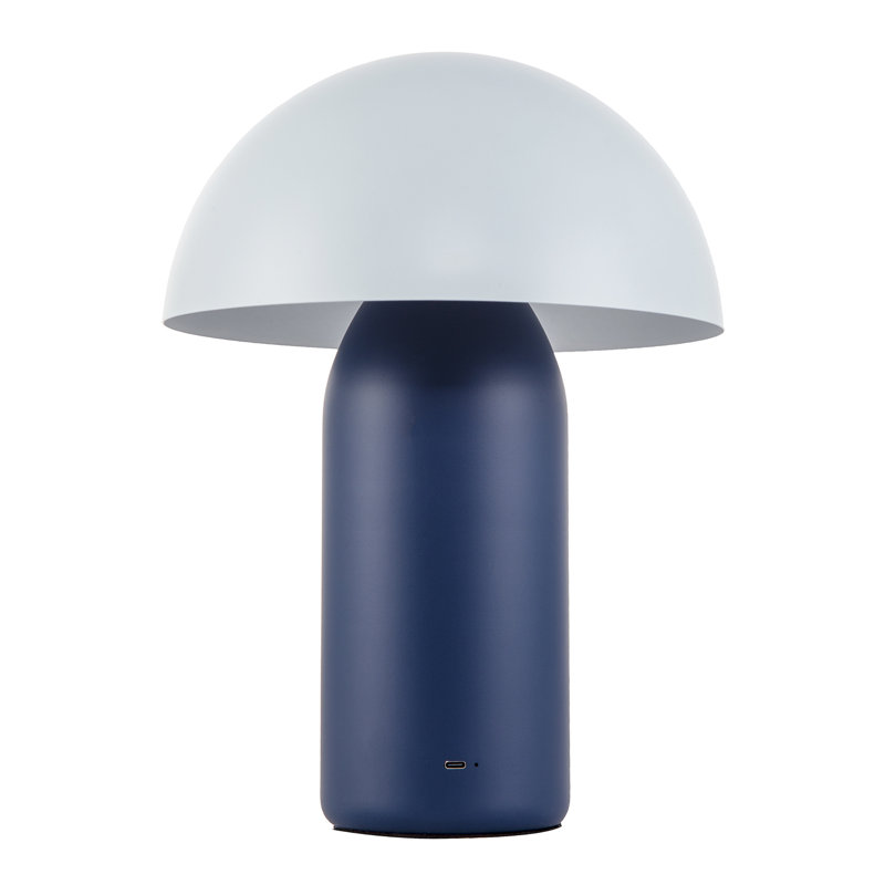 Colombano Metal Table Lamp, Blue
