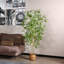 Plantes en bambou artificielles dans un panier Adcock, fausses plantes pour la décoration intérieure, faux arbres réalistes-837384665