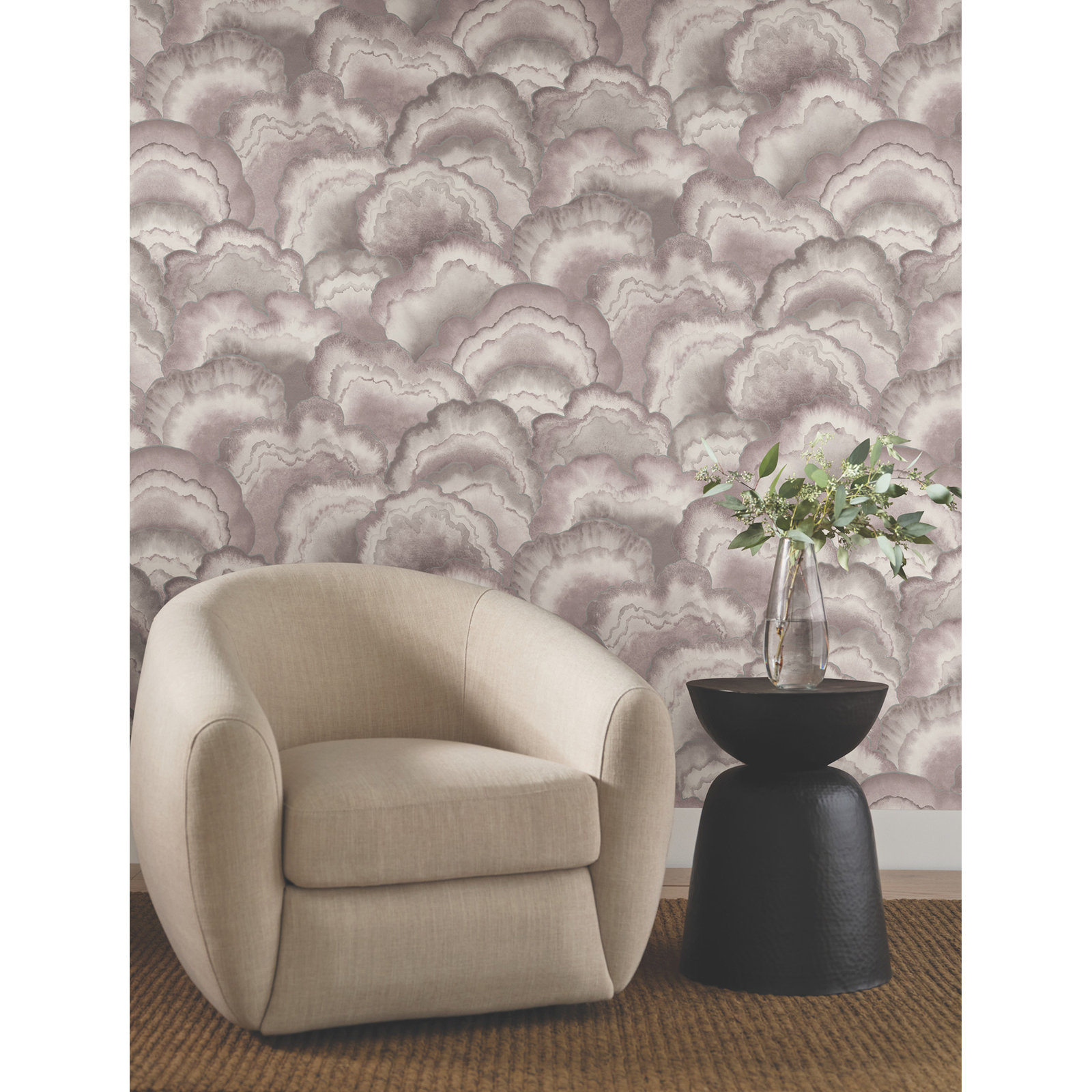 Abalone Lavender Fans Wallpaper, Purple