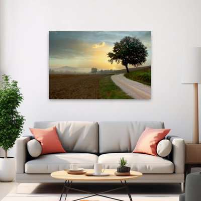 Tuscan Farm Road # 1 - Paysages, photographie, Italie, levers de soleil, couchers de soleil, art