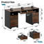 Bureau de direction rectangulaire l 59 po Labelle -862707040