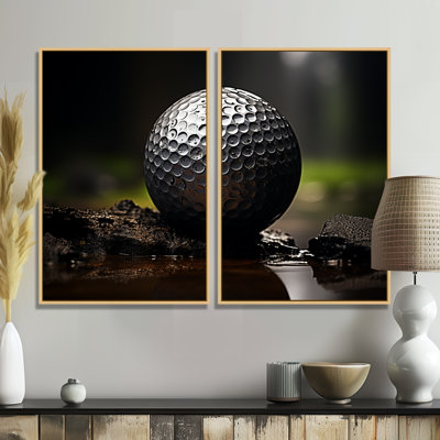 Golfers Focus - Golf Canvas Wall Art