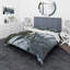 Ensemble de housse de couette en acrylique peint à la main Designart-35228073