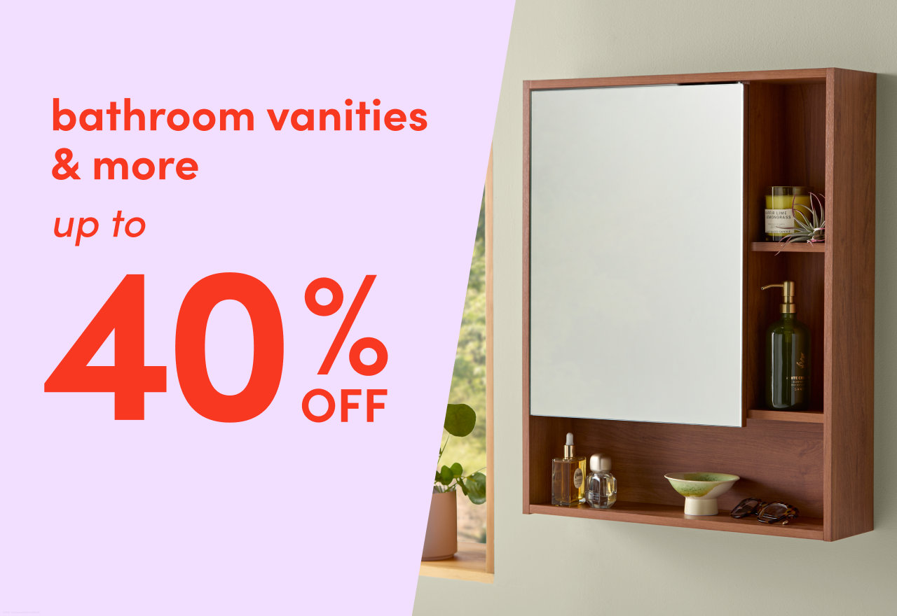 bathroom vanities & more on clearance
