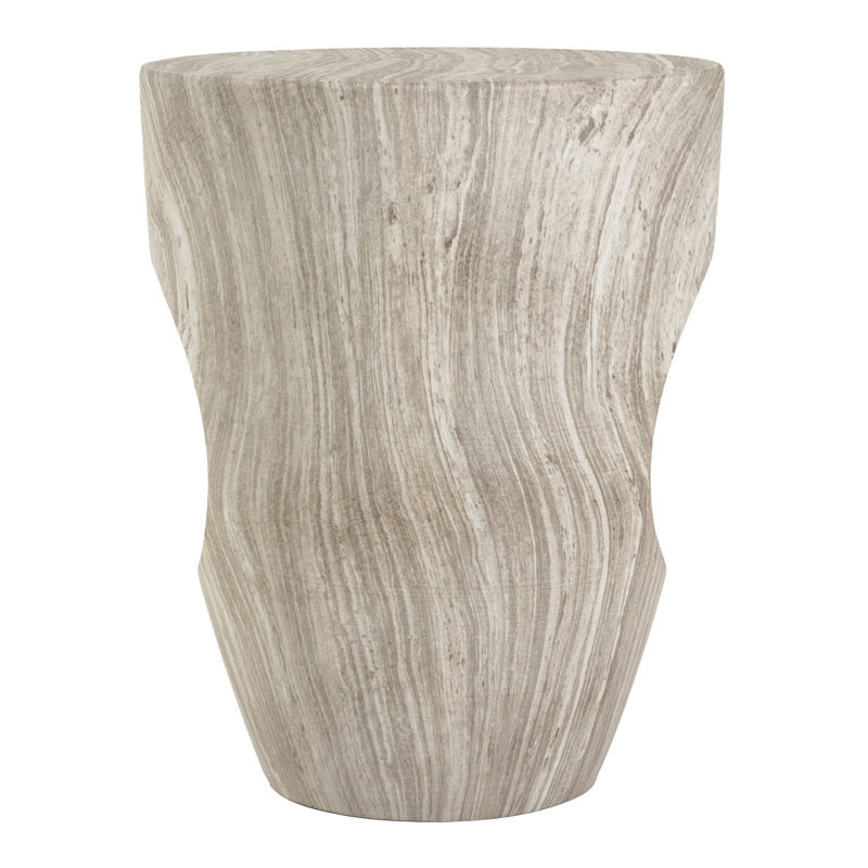 Patio Table with Sturdy Base, Gray