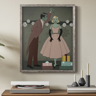 Future Christmas I Framed Print - Solid Wood