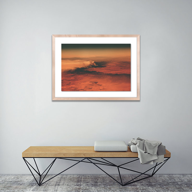 Storm, Arizona Print by Riley Ryan-Wood, 18" H x 24" W x 1.5" D, Natural