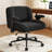28.3" Wide Upholstered Office Chair With Wheels For Home Office,Vanity, Apartment Dorms-1531339959