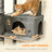 80" Tall Cat Tree Multi-Level Cat Tower