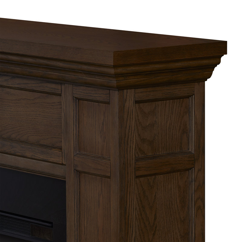 Foyer électrique d'extérieur 75 "Alcott par Real Flame, Tonneau vieilli, Intelligent