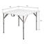Table pliante portative 33,86 po