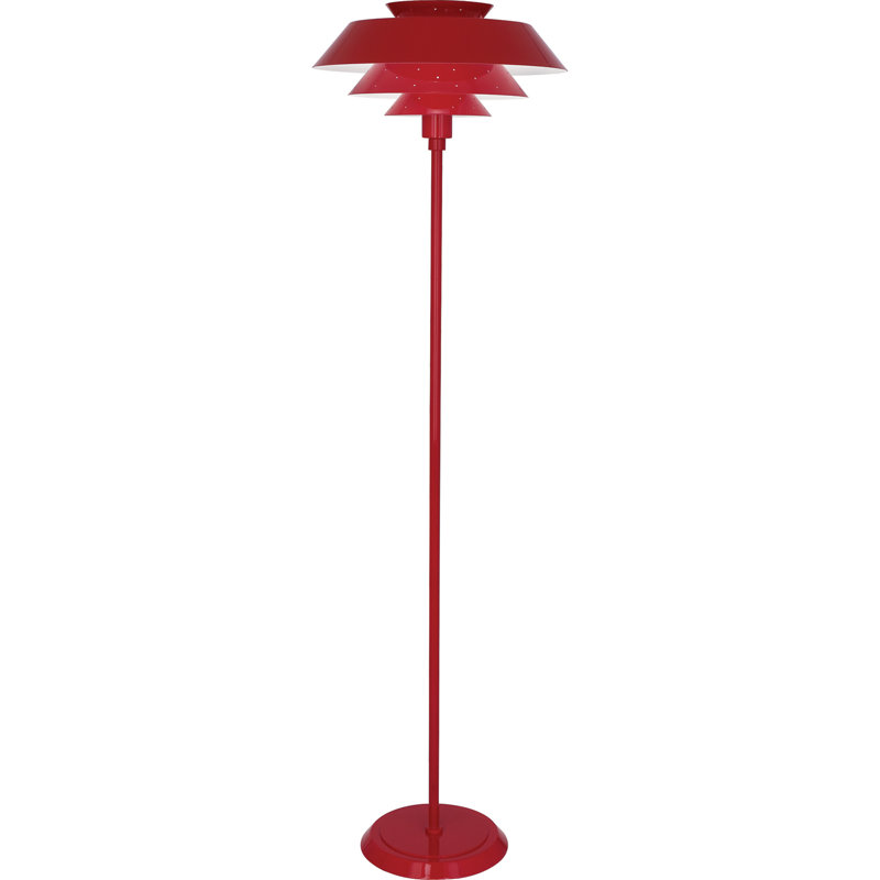Pierce Floor Lamp, Ruby Red, Ruby Red