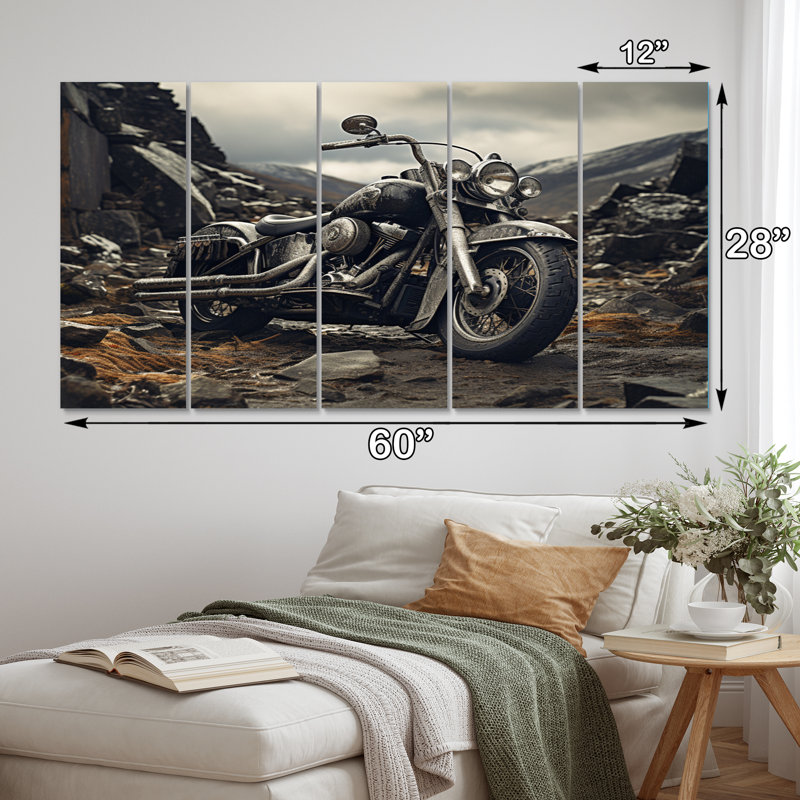 Lachae - impression sur toile transport - 5 panneaux égaux