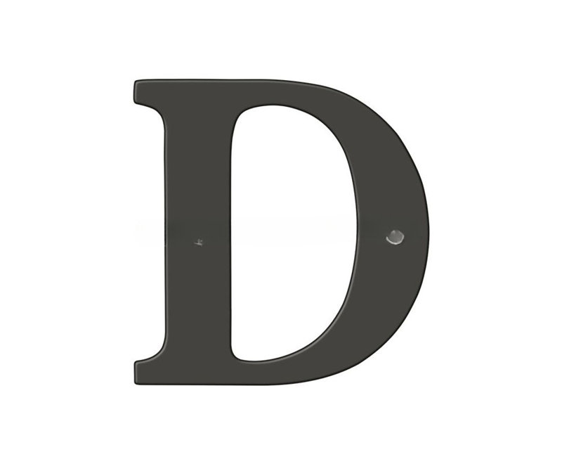 4" H Brass House Letter, Lifetime Brass, F
