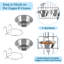 Ensemble de bols pour chien en acier inoxydable PETMAker - capacité de 8 oz chacun -126634355