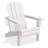Delman High Density Polyethylene Folding Adirondack Chair With Double Cup Holder-360845515