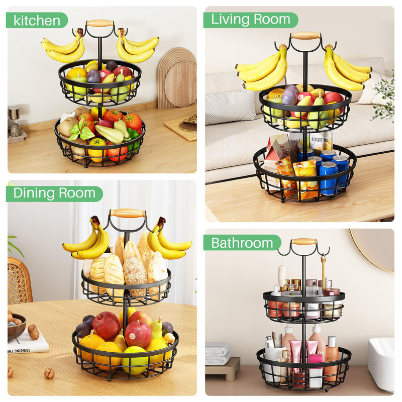 Rangement de légumes à 2 niveaux