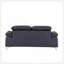 Causeuse en cuir italien Global United-1051685663