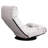 Adjustable Reclining Chair For Dormitory - Spring Seat Bag, Linen Filler 360-Degree Rotatable With Filler, Comfortable Seating Option