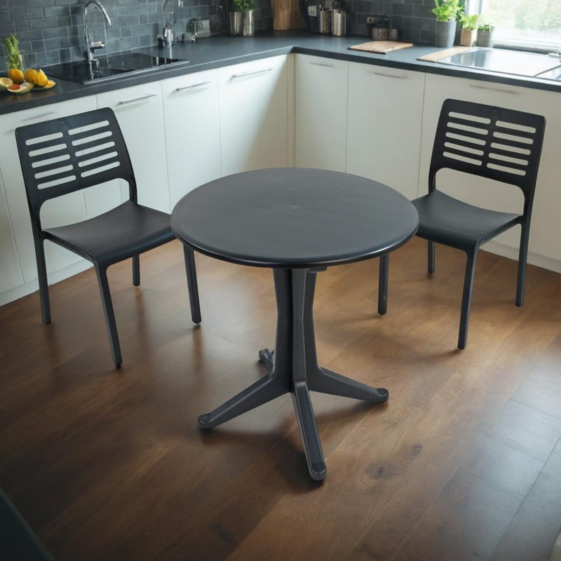 Darcey 2 - Person Dining Set, Anthracite