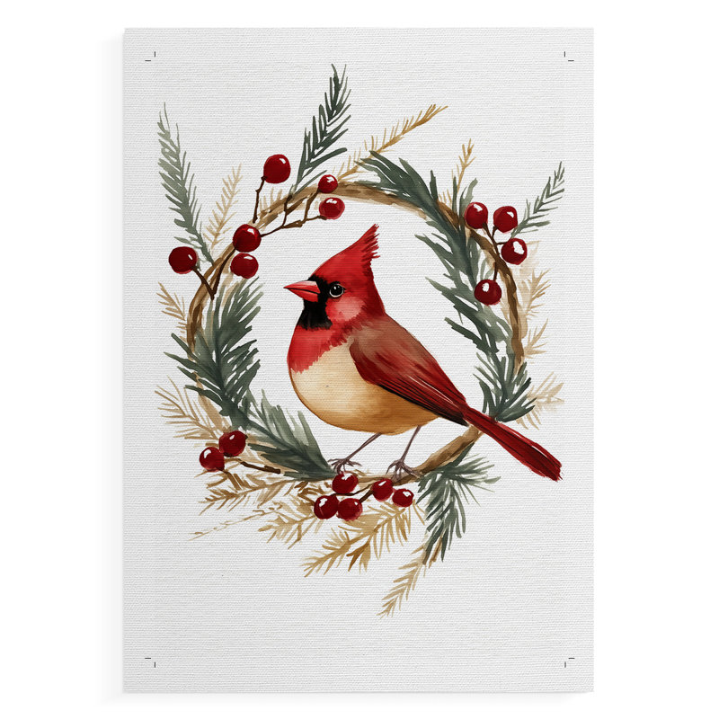 Art des Fêtes de Noël - impression sur toile seulement - non encadrée, H 12 po x l 8 po