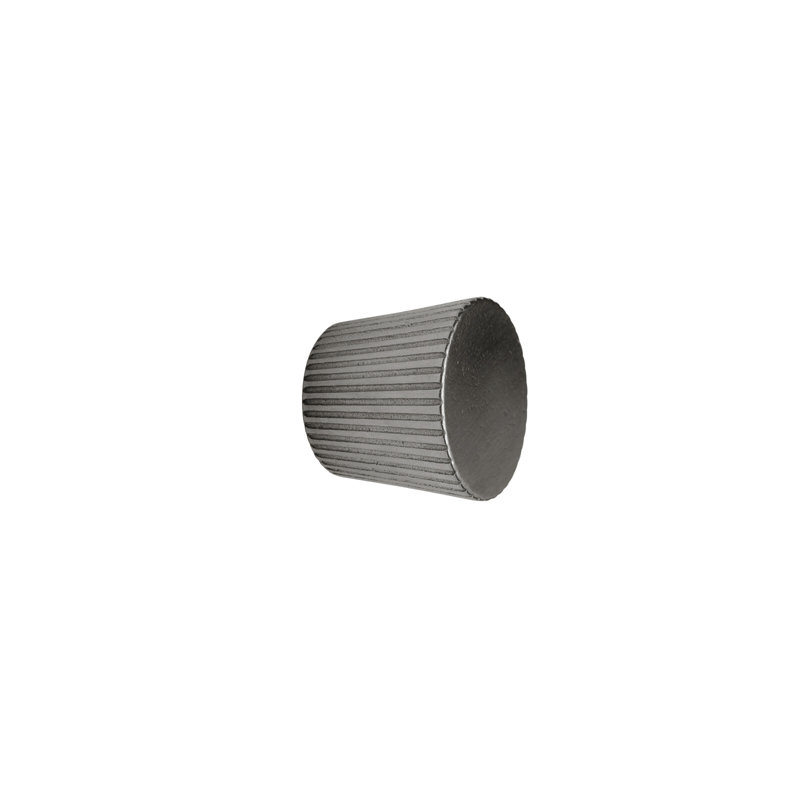 Flute Bronze Conical Knob, White Bronze Medium