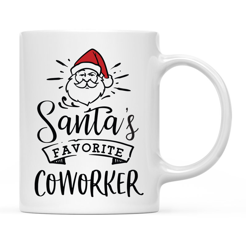 Grande tasse à café Tuileries, « Santa's Favorite Coworker »