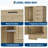 43.3'' Small Wardrobe Closet, Wardrobe Cabinet with Door, 4 Drawers and Handing Rod-12292029