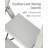 4 Step Ladder Foldable, Aluminum,,Grey