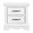 Charming 2-Drawer Nightstand, Bedside Table