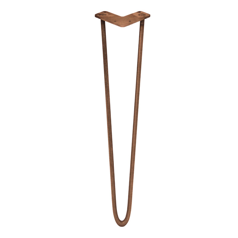 Downend Table Leg, Black, 35.56cm H x 11cm W x 8cm D