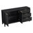 Minimalist Wave-Pattern Sideboard With Functional Storage, Accent Cabinet