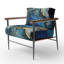 Crillon - Fauteuil d'appoint rembourré en marbre-1906870753