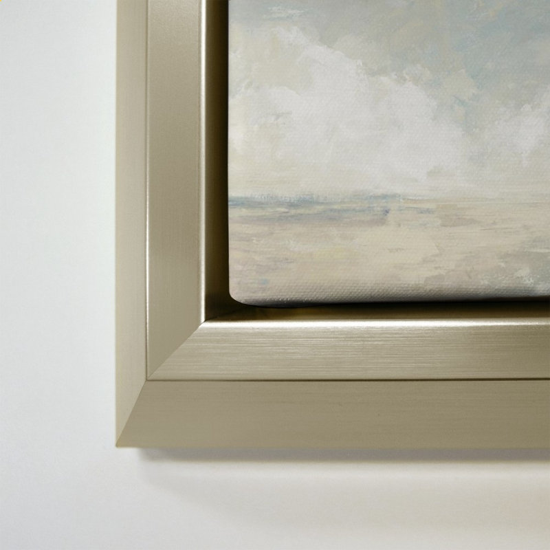 Ciel et sable par Julia Purinton - Impression sur toile, Champagne, H 44 po x l 34 po