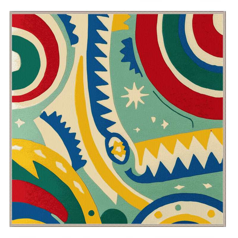 Tapis Zany Dash, Carré 4 pi