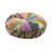 Patchwork Cotton Blend Throw Pillow