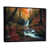 Black Floater Framed