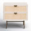 Luella Nightstand - Matte Alabaster