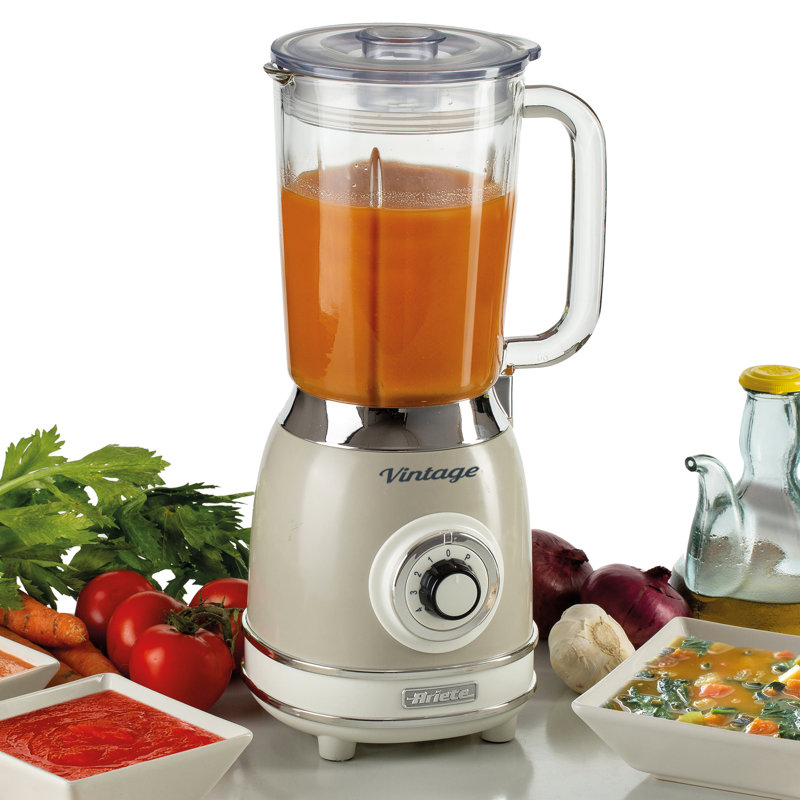 Ariete Vintage 1.5L Glass Jug Blender, Cream