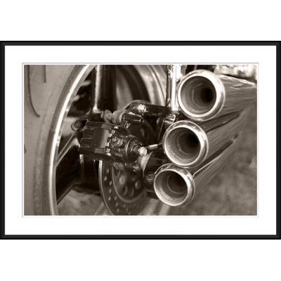 Motorcycle Details 3 Framed