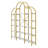 5 Tiers Office Bookcase Bookshelf,Display Shelf With Round Top