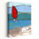 Art contemporain contemporain abstrait coloré, paysage de plage contemporain