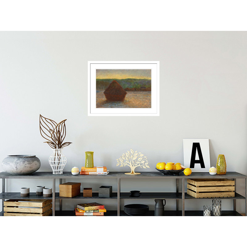 «By Claude Monet», estampe numérique encadrée, H 22,64 po x l 29,5 po