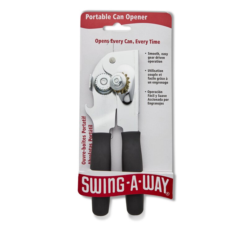 Swing-A-Way Portable Can Opener Black — KitchenKapers