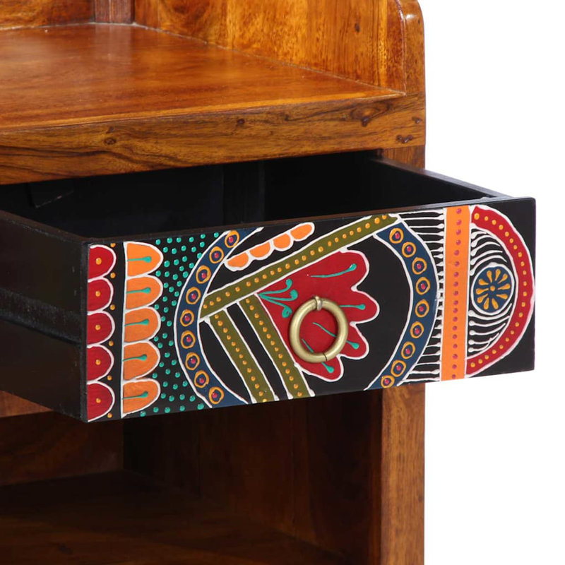 3 Pair Solid Wood Shoe Storage Cabinet
