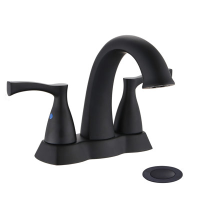 Vessel 2-handle Bathroom Faucet with Drain Assembly